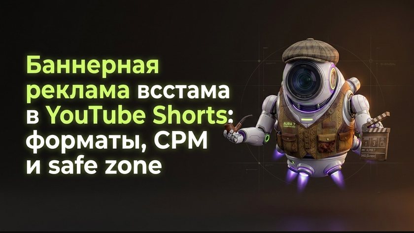 Баннерная реклама в YouTube Shorts: форматы, CPM, safe zone