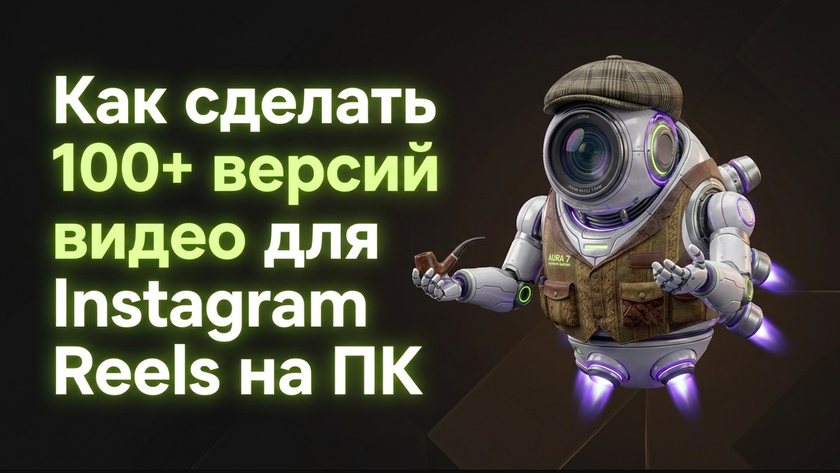 Batch 100+ версий Instagram Reels на ПК | UniqFlow