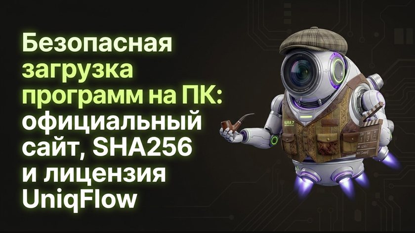 Безопасная загрузка программ на ПК: SHA256 и лицензия | UniqFlow