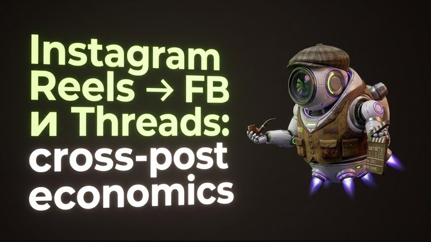 IG Reels → FB и Threads: cross-post 2026