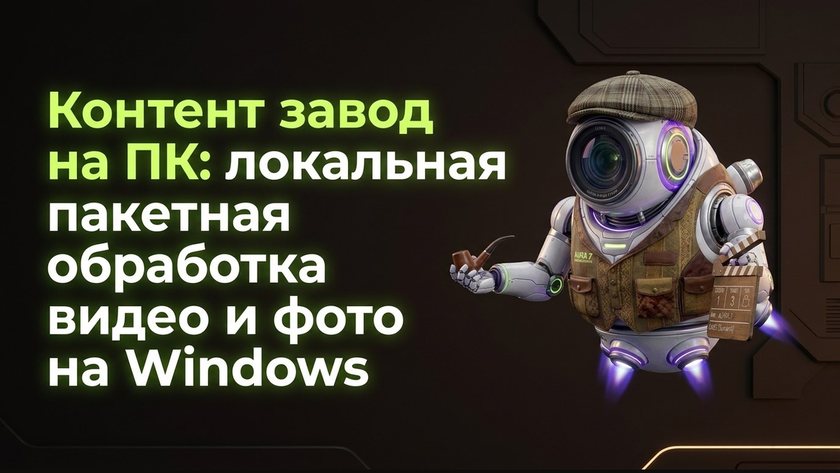 Контент завод на ПК: пакетная обработка — UniqFlow