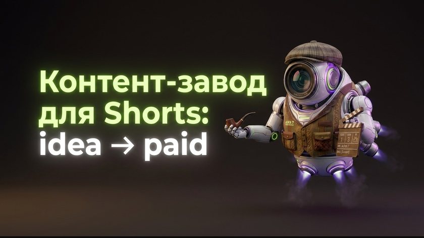 Контент-завод Shorts: от идеи до оплаченной интеграции