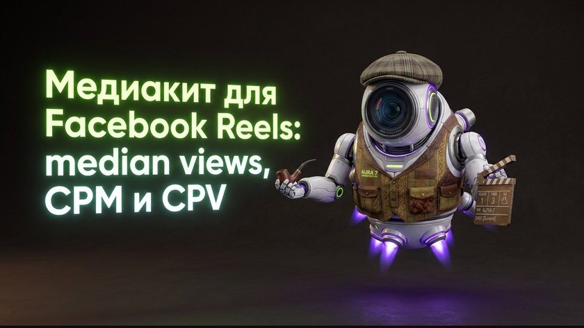 Медиакит для Facebook Reels: median views, CPM и CPV