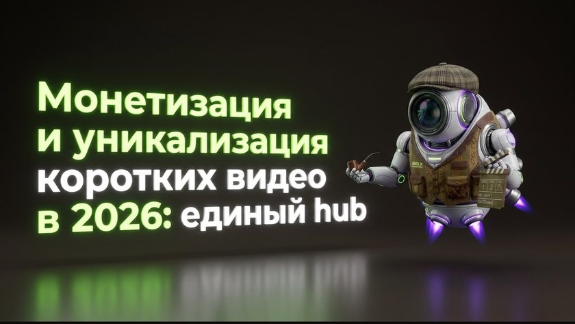 Монетизация и уникализация Shorts/Reels/TikTok 2026