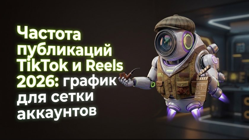 Частота постинга TikTok и Reels 2026: график для сетки