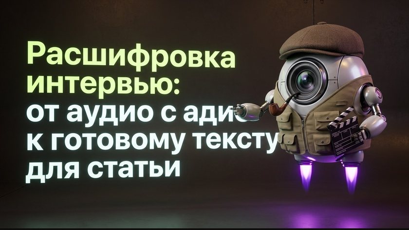 Расшифровка интервью онлайн: Whisper, TXT/SRT | UniqFlow