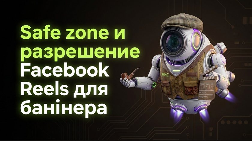 Safe zone и разрешение Facebook Reels для баннера