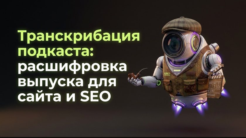 Подкаст расшифровка онлайн: TXT и SRT | UniqFlow