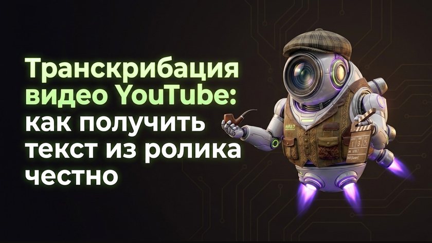 Транскрибация видео YouTube: текст и субтитры | UniqFlow