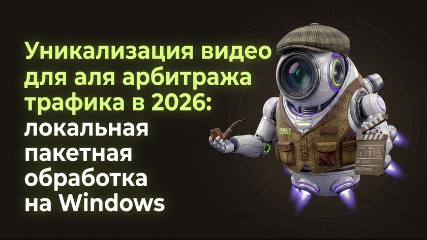 Уникализация видео для арбитража 2026 — UniqFlow