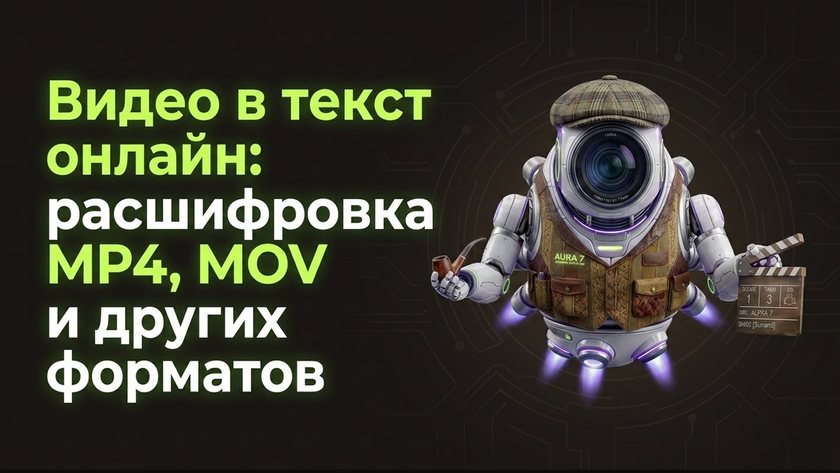 Видео в текст онлайн — расшифровка MP4 и MOV | UniqFlow