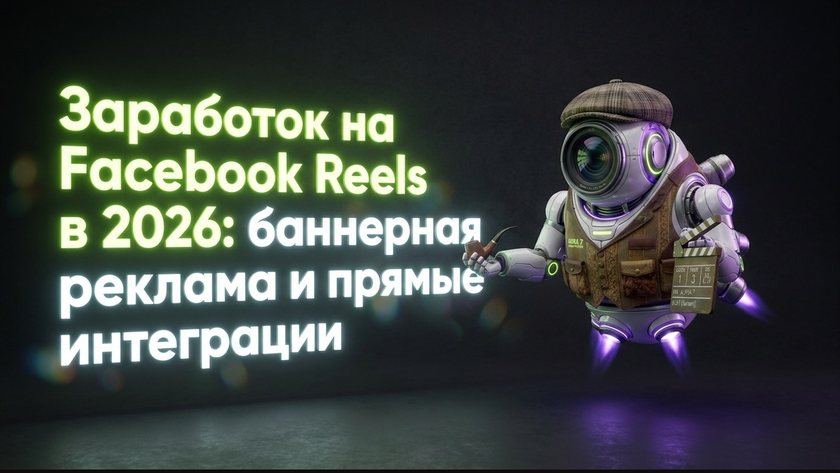 Заработок на Facebook Reels в 2026: баннерная реклама и прямые интеграции | UniqFlow